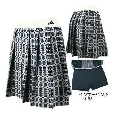 アディダス（Adidas） フルファッション プリーツスカート_45 ニットスカート JWK03 レディーススカート 25 秋冬モデル