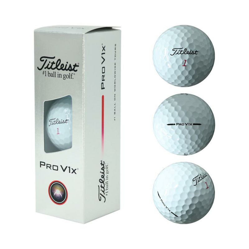Titleist Pro V1x ゴルフボール 8スリーブ(2025年モデル) Titleist Pro V1x ゴルフボール 8スリーブ(2025年モデル) Pro V1