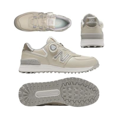 ニューバランス（New_Balance） 574 v4 SL Boa レディース スパイクレスシューズ WG574BB4  (2E) ベージュ 2025