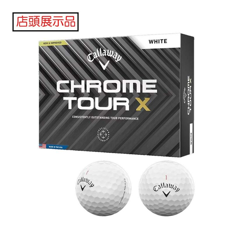 新品 キャロウェイ CHROME TOUR X ホワイト【 2ダース 】 キャロウェイ（Callaway） 【店頭展示品】CHROME TOUR X ボール