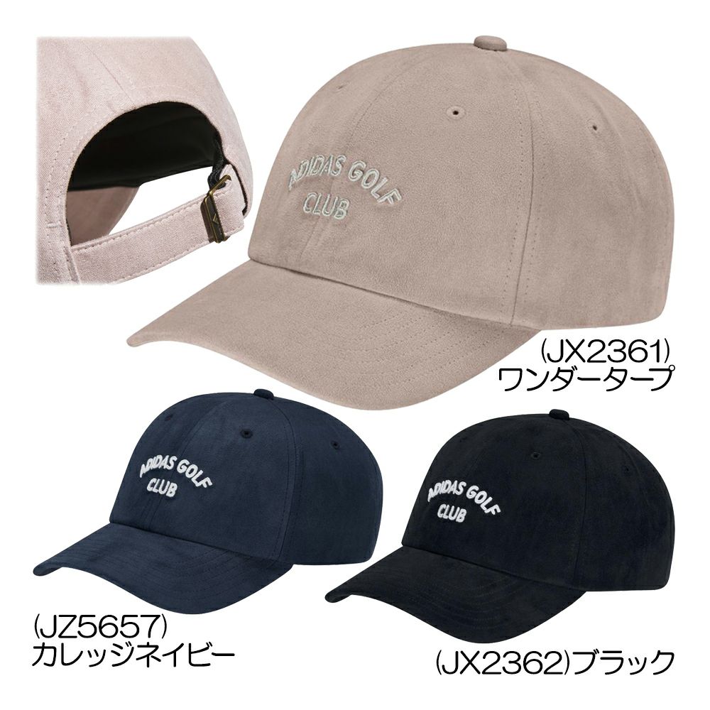 フェイクスエード 6パネル ハット JVU35 レディースキャップ 25 秋冬モデル