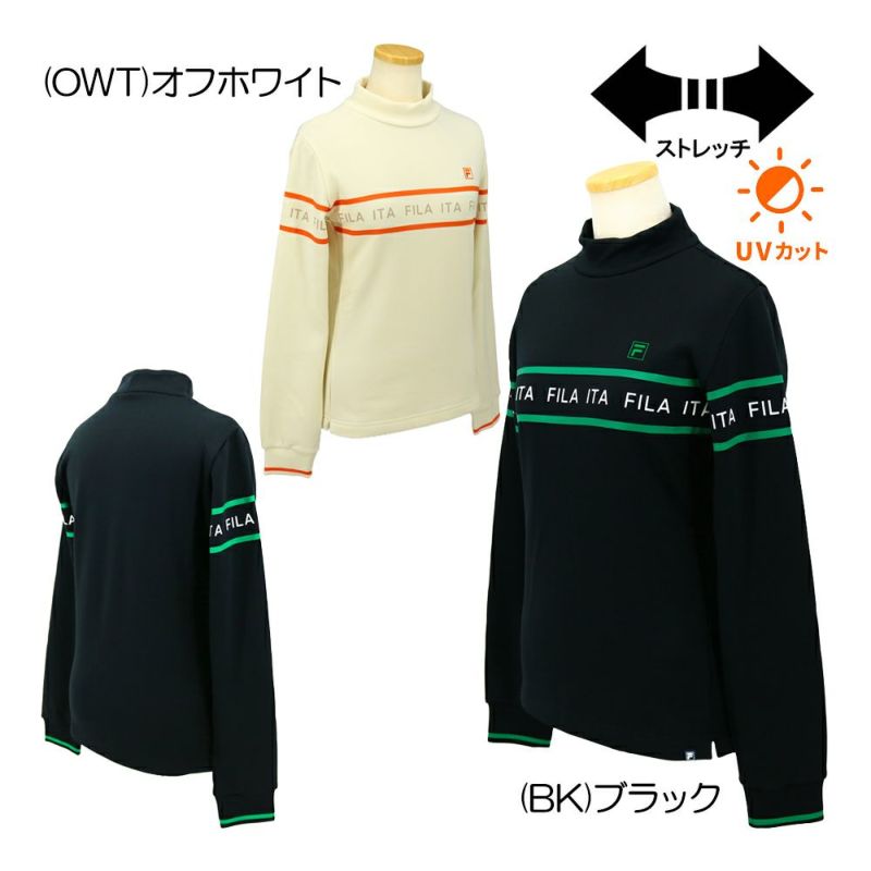 裏起毛長袖モックネックシャツ 795-502 レディースウェア 25 秋冬モデル