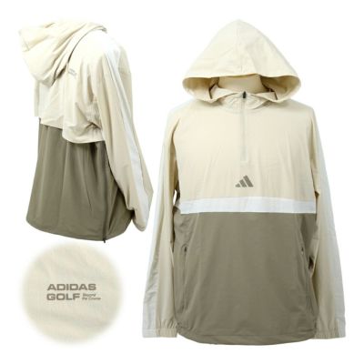 アディダス（Adidas） クオータージップ フード プルオーバー 長袖 JUW87 メンズウェア 25 秋冬モデル