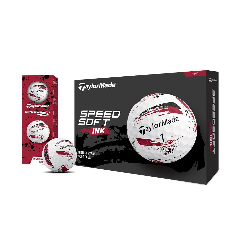 SPEEDSOFT INK ボール レッド 1ダース M1802201 2024
