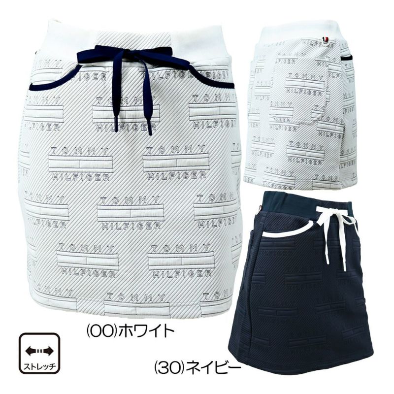 ゴルフウェア　トミー ヒルフィガー ゴルフ　レディース キルトジャガード スカート THLA579 [2025年秋冬モデル] トミーヒルフィガー（Tommy_Hilfiger） キルトジャガード スカート